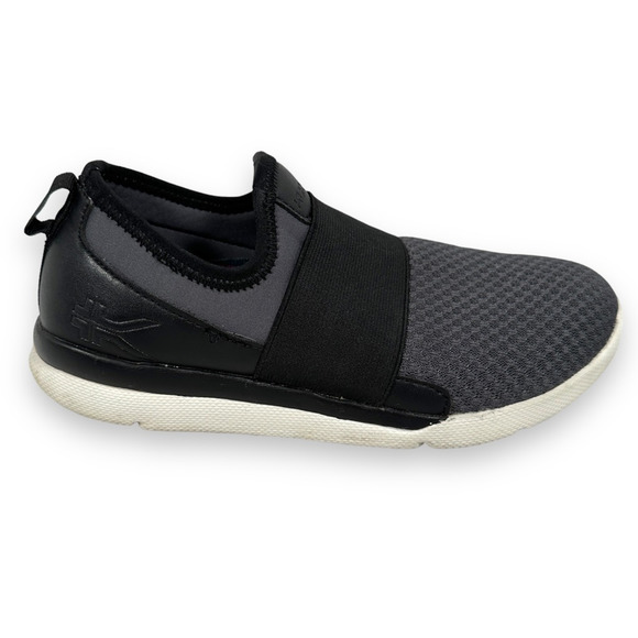 KURU Shoes Kuru Womens Ellie Sneakers Shoes Gray Black Walking Low